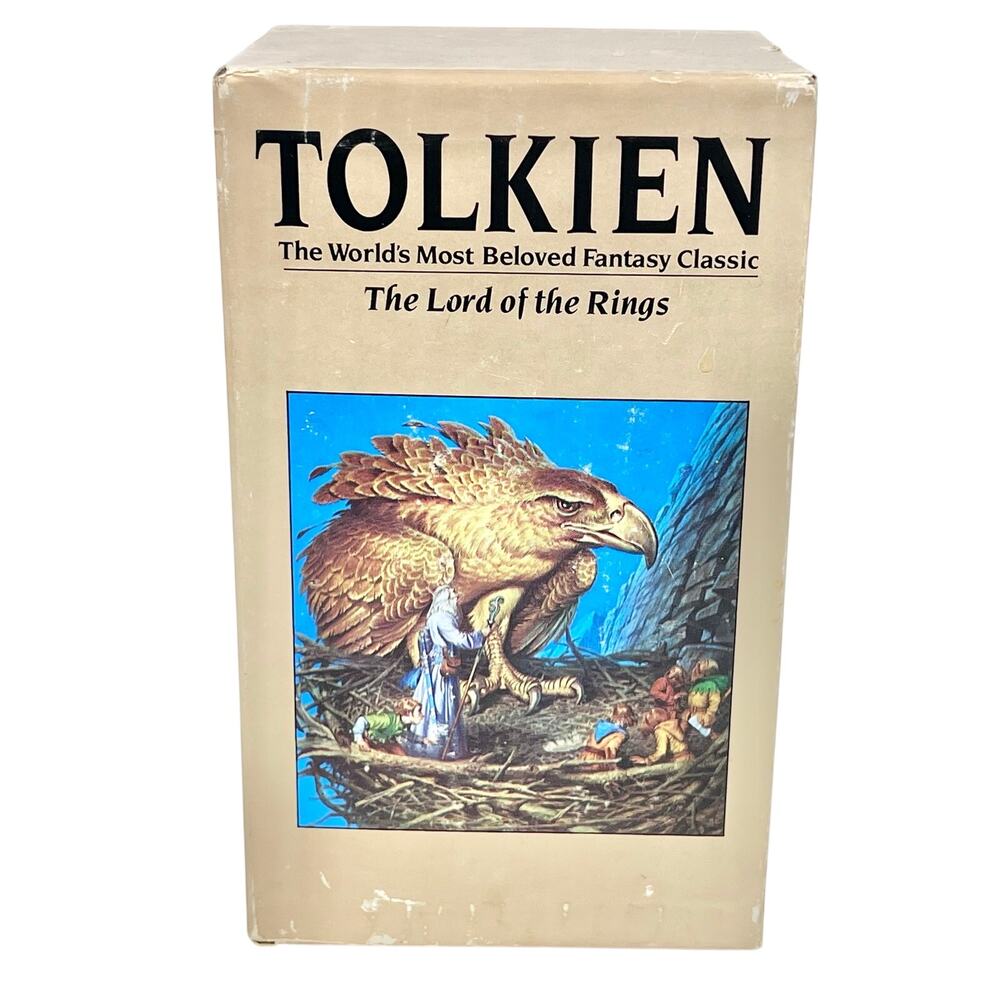 The Lord of the Rings and The Hobbit Boxed Set Ballantine Books Paperbacks VG